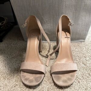 A New Day Women's Tan Heeled Sandals